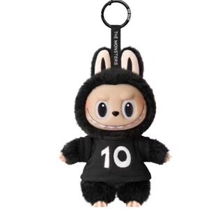 Popmart 10th anniversary Monsters by Monsters Black Vinyl Plush limited edition